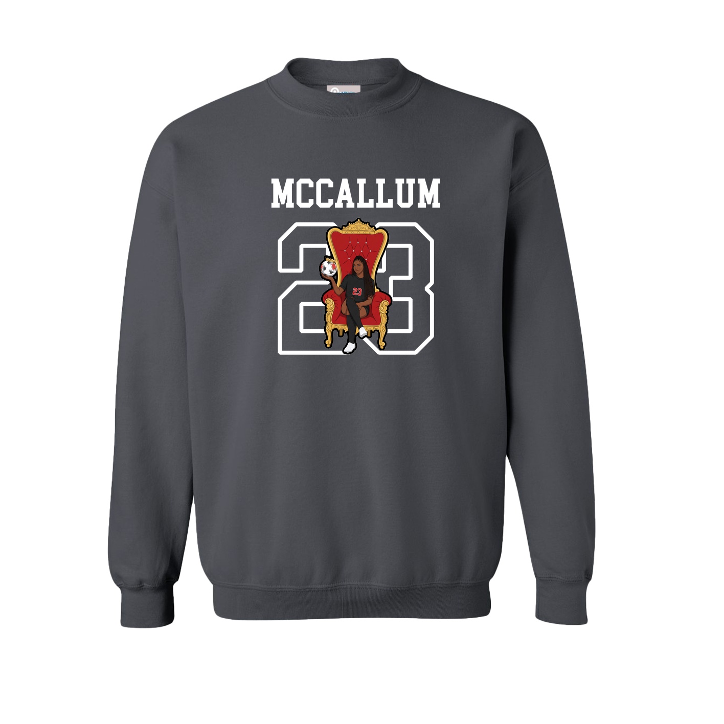 Fleece Crew — Shirsey in Grey