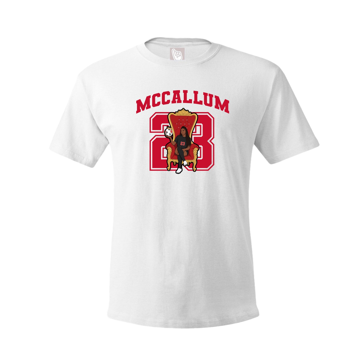 Tee — Number in White