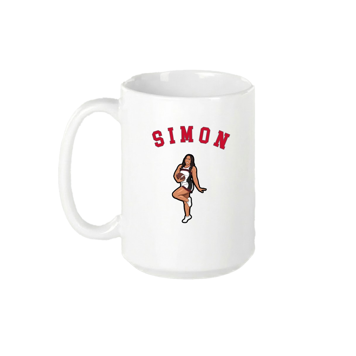 15oz Coffee Mug — Shirsey Arch in White