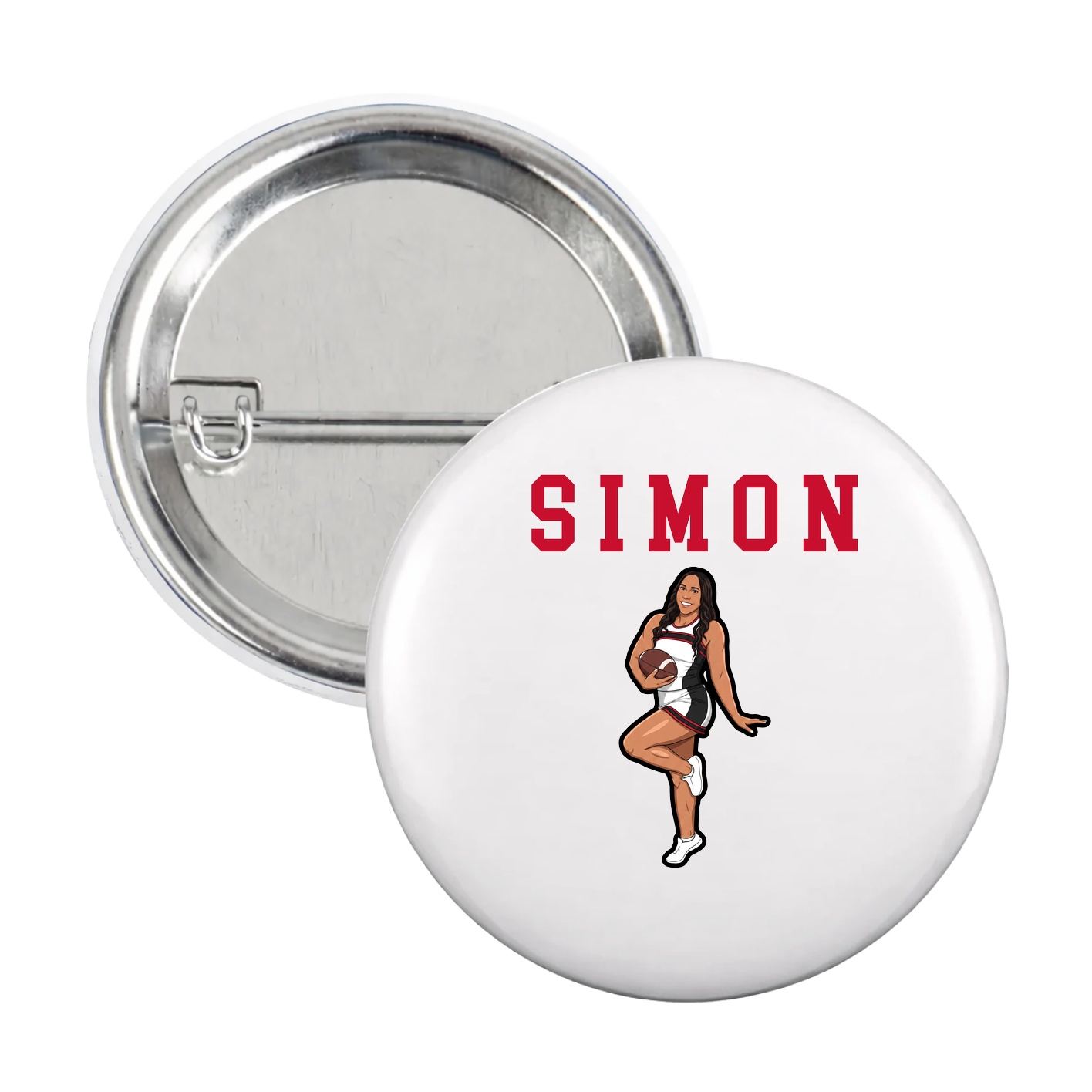 Game Day Button — Shirsey in White