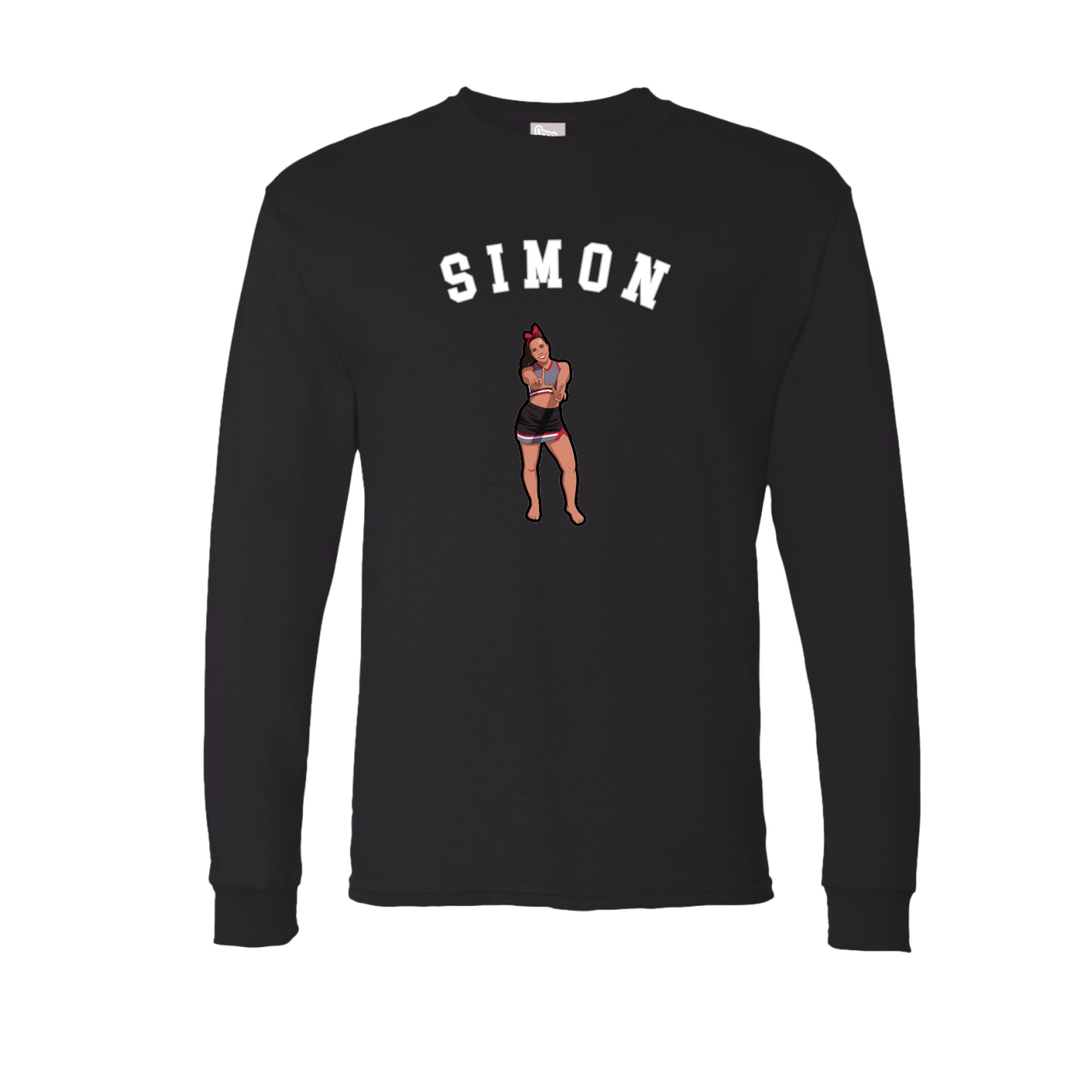 Long Sleeve Tee — Shirsey Arch in Black