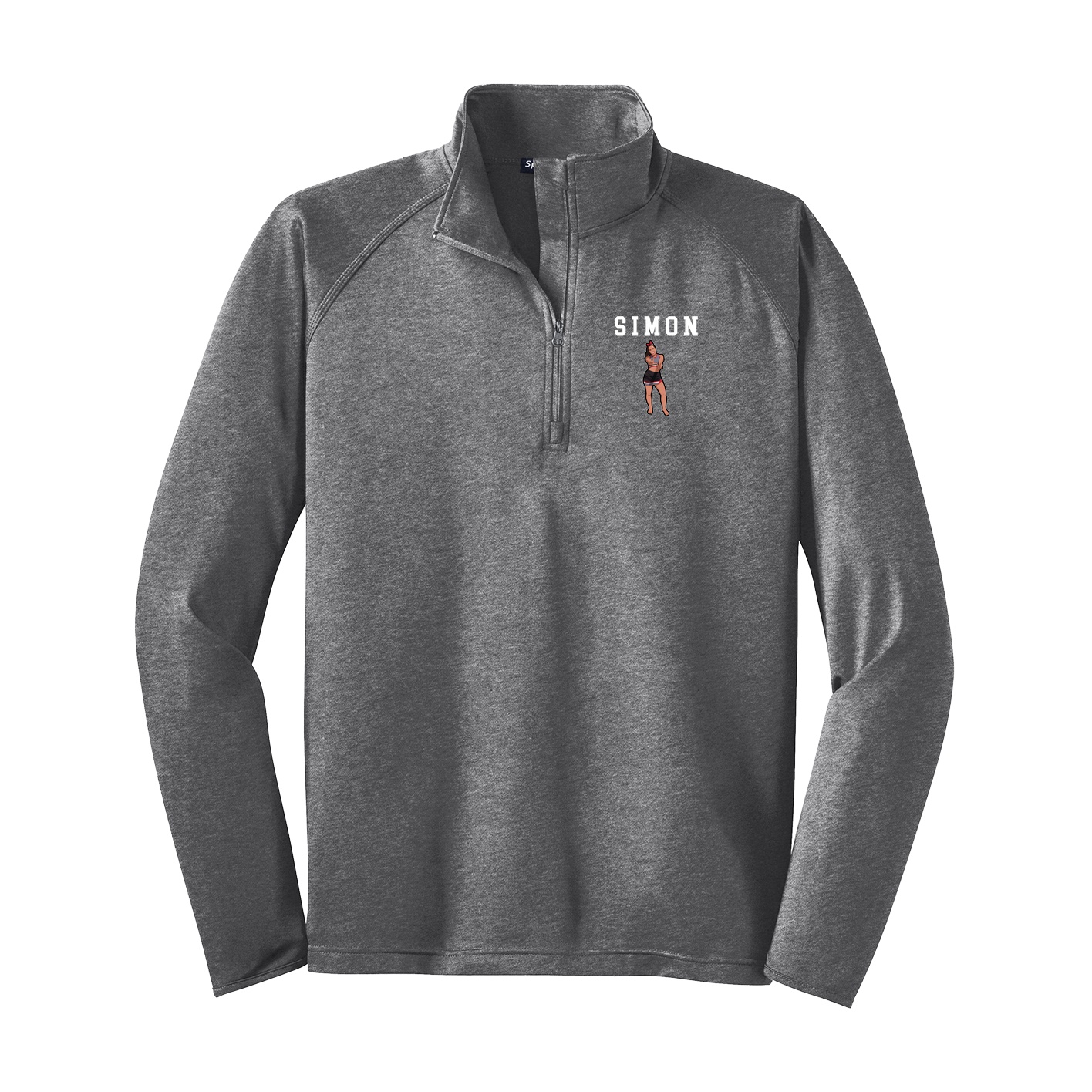 Q-Zip Pullover — Shirsey in Grey