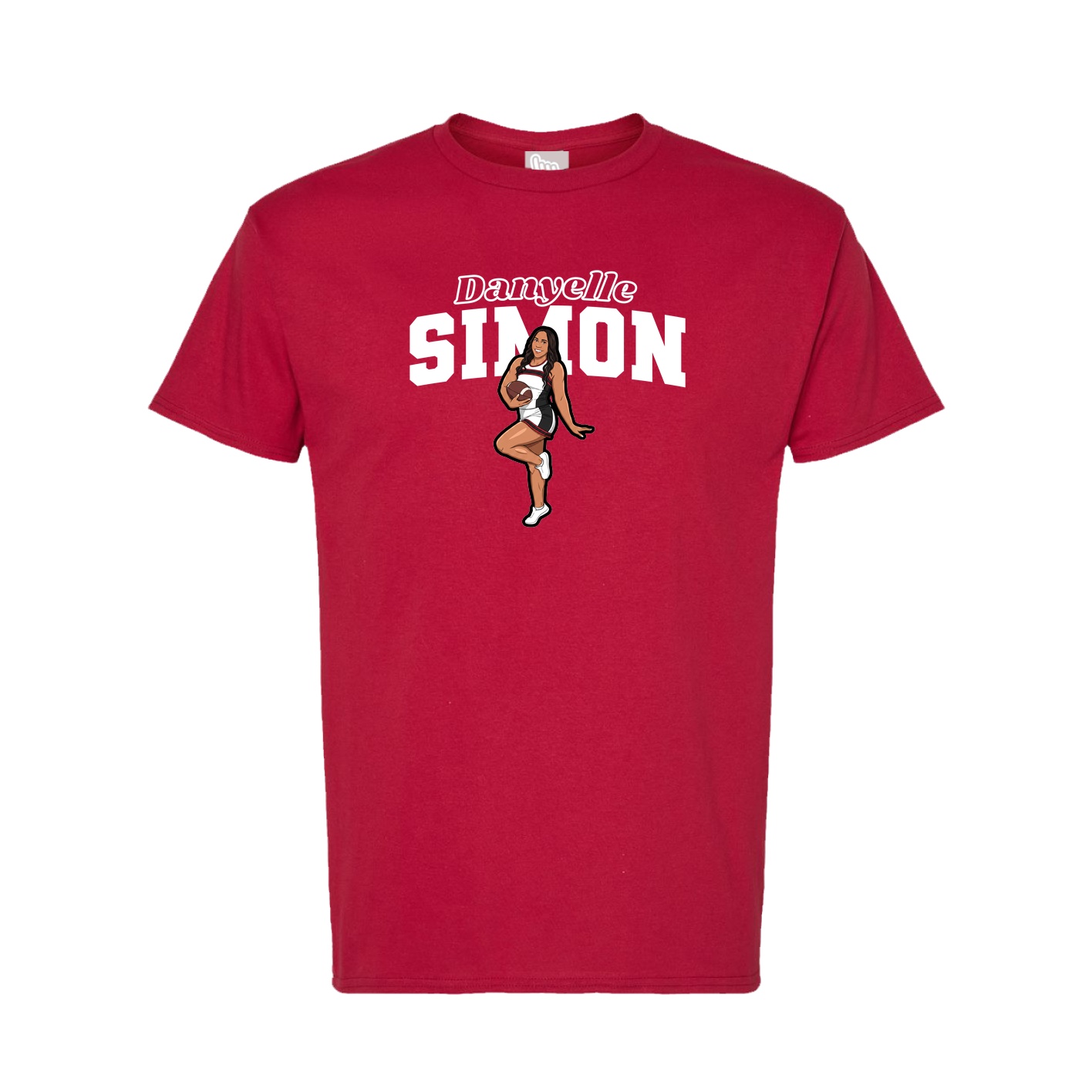 Tee — Name Arch in Crimson