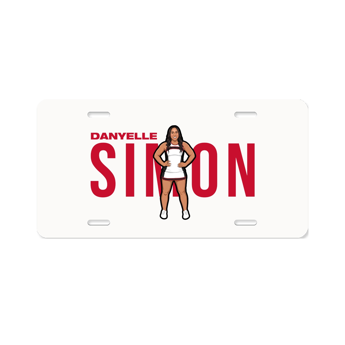 License Plate — Player Name in Classic
