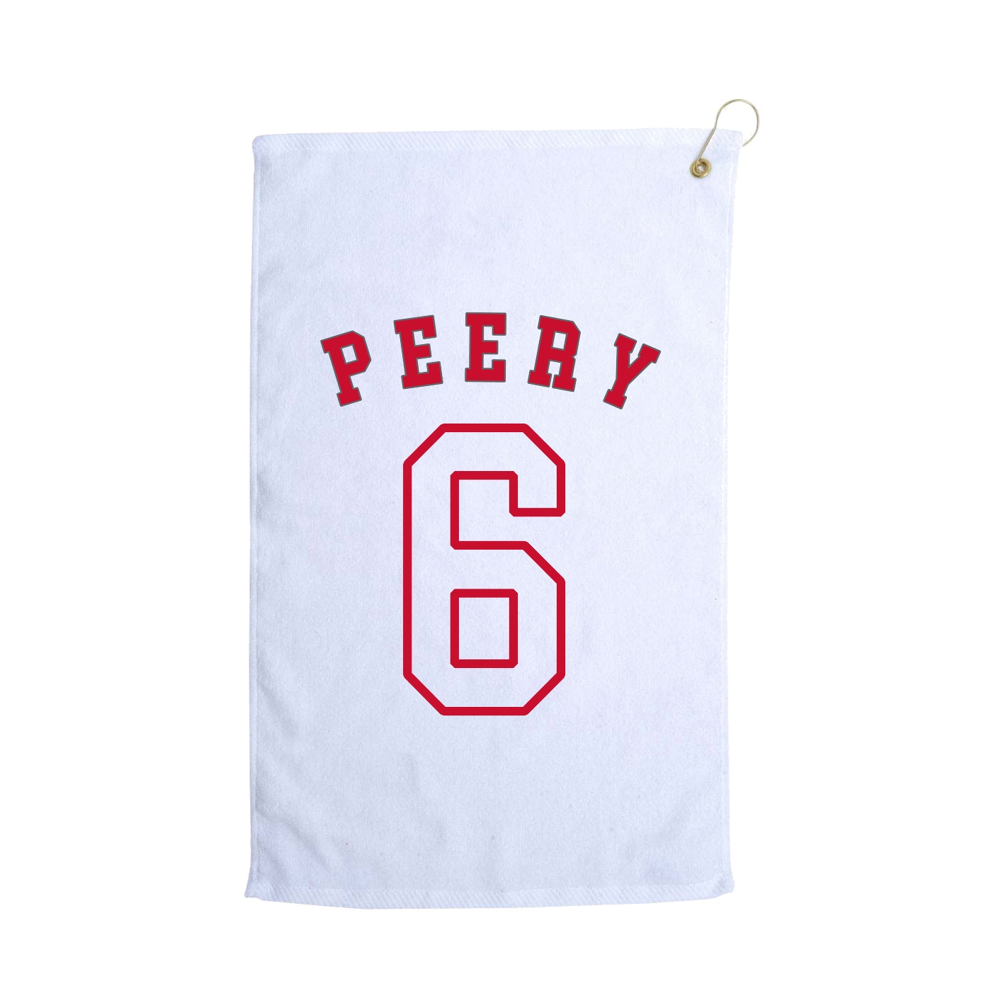Golf Towel — Shirsey Arch in White