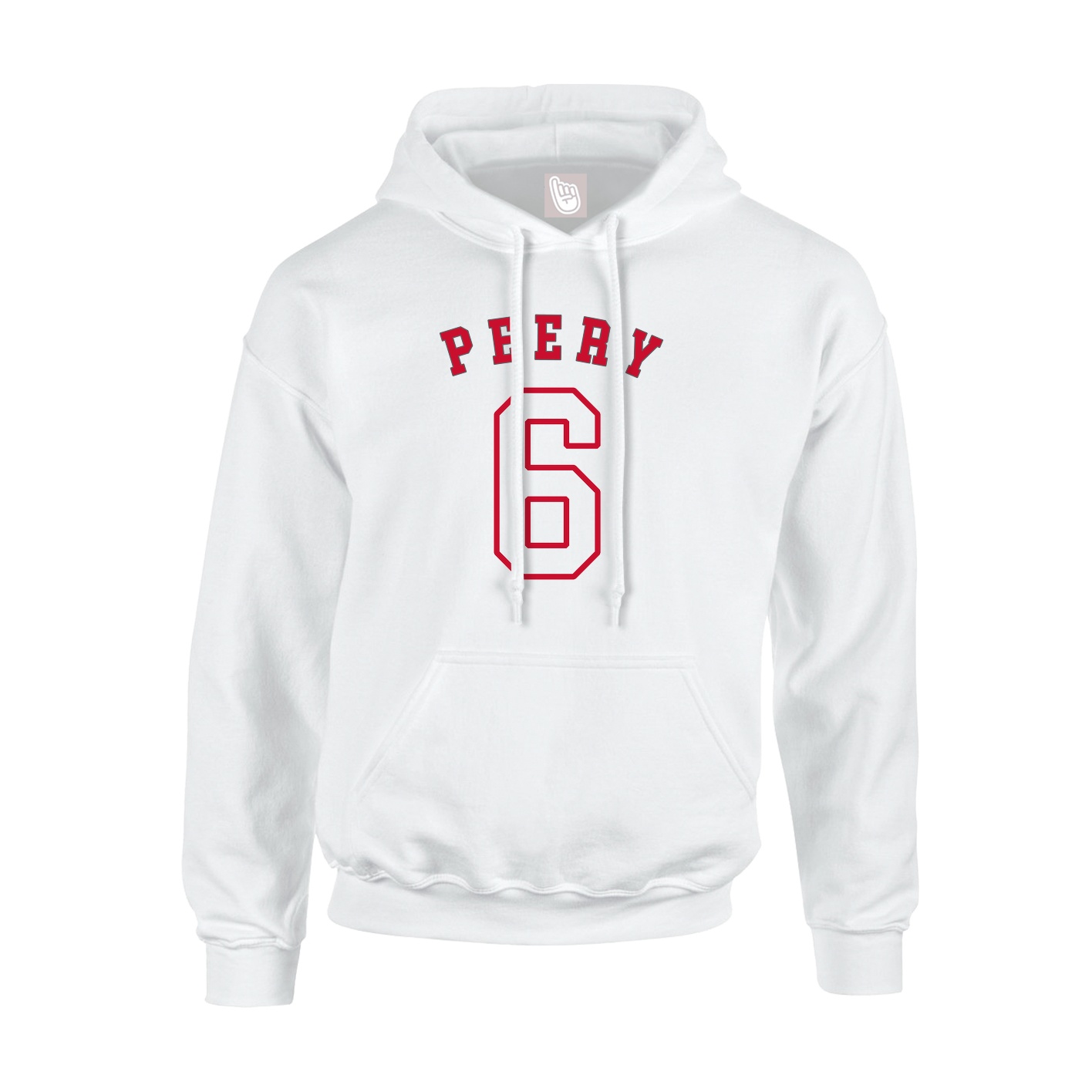 Hoodie — Shirsey Arch in White