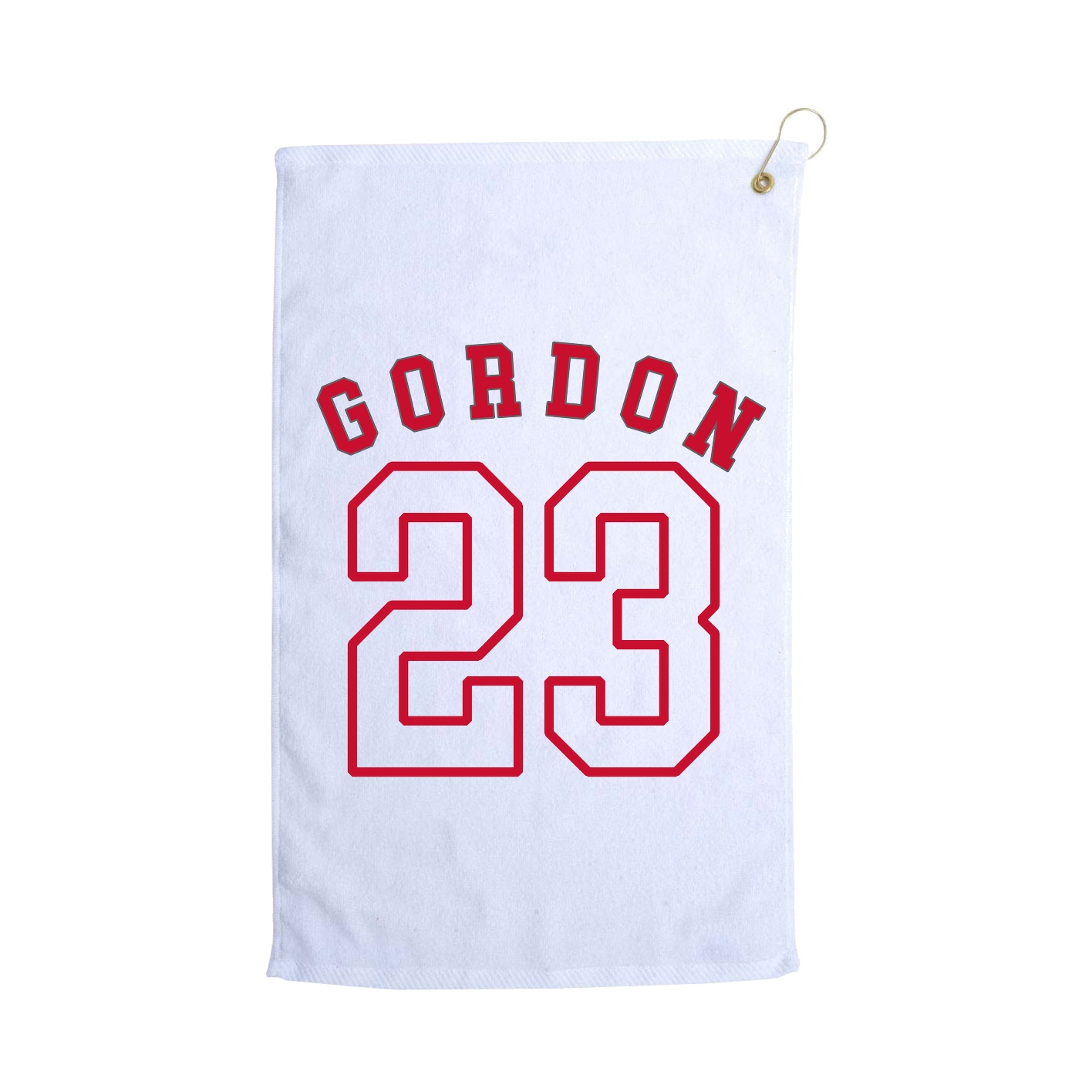 Golf Towel — Shirsey Arch in White