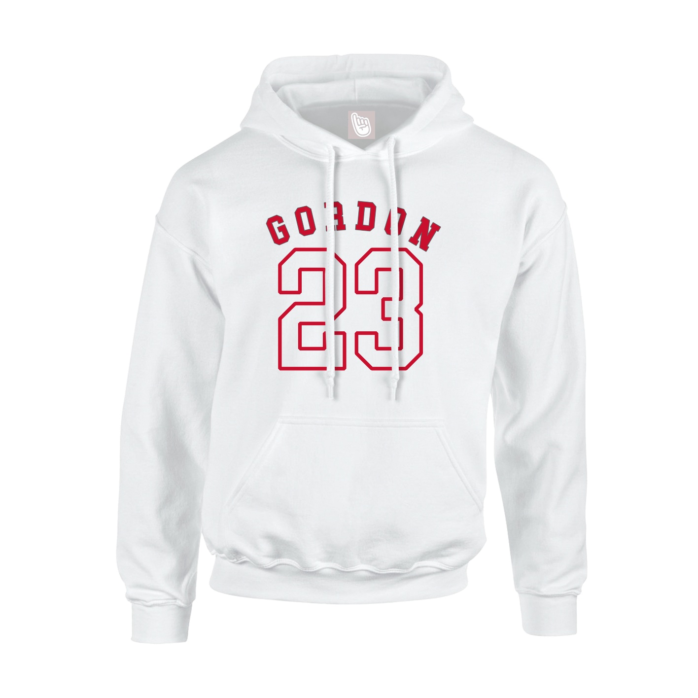 Youth Hoodie — Shirsey Arch in White