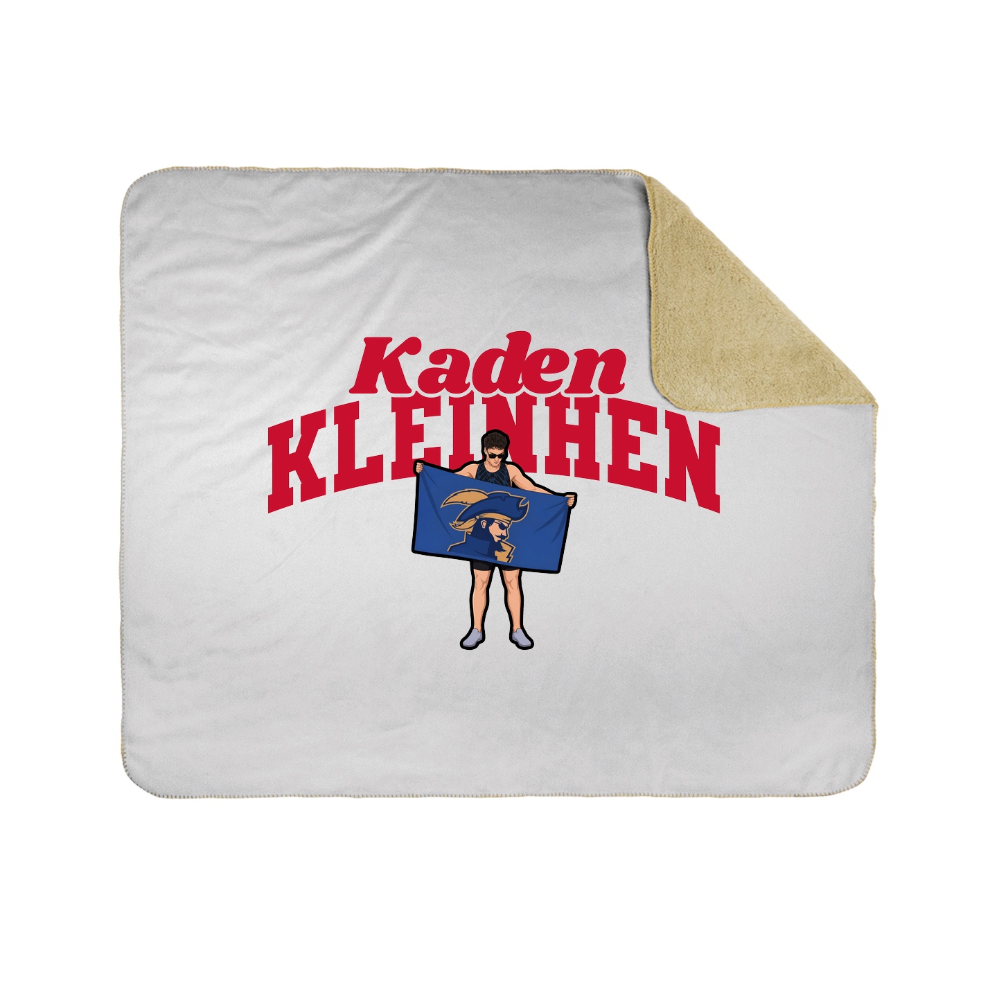Throw Blanket — Signature Arch in White