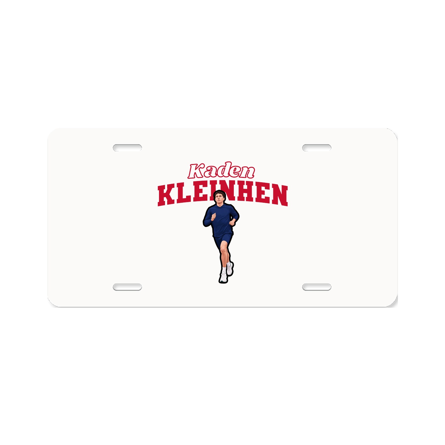 License Plate — Name Arch in Classic