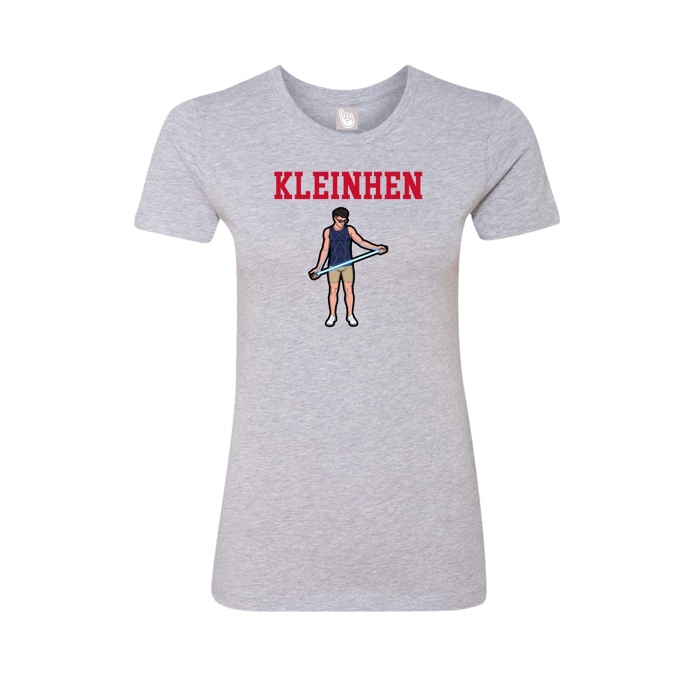 Fitted Women's Tee — Shirsey in Grey