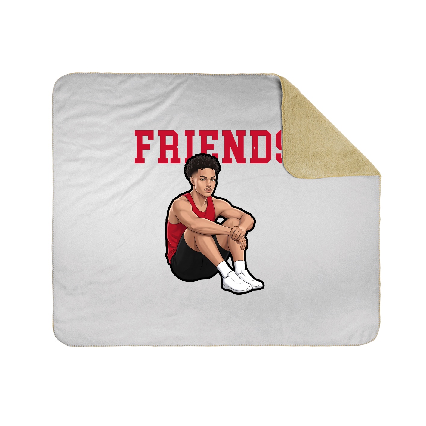 Throw Blanket — Shirsey in White