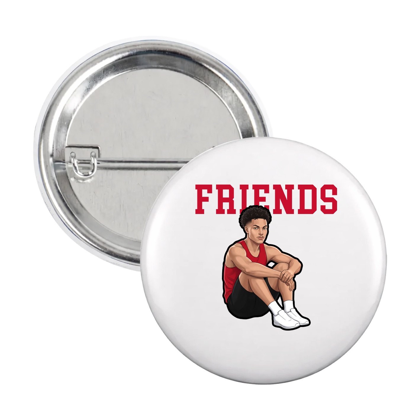 Game Day Button — Shirsey in White