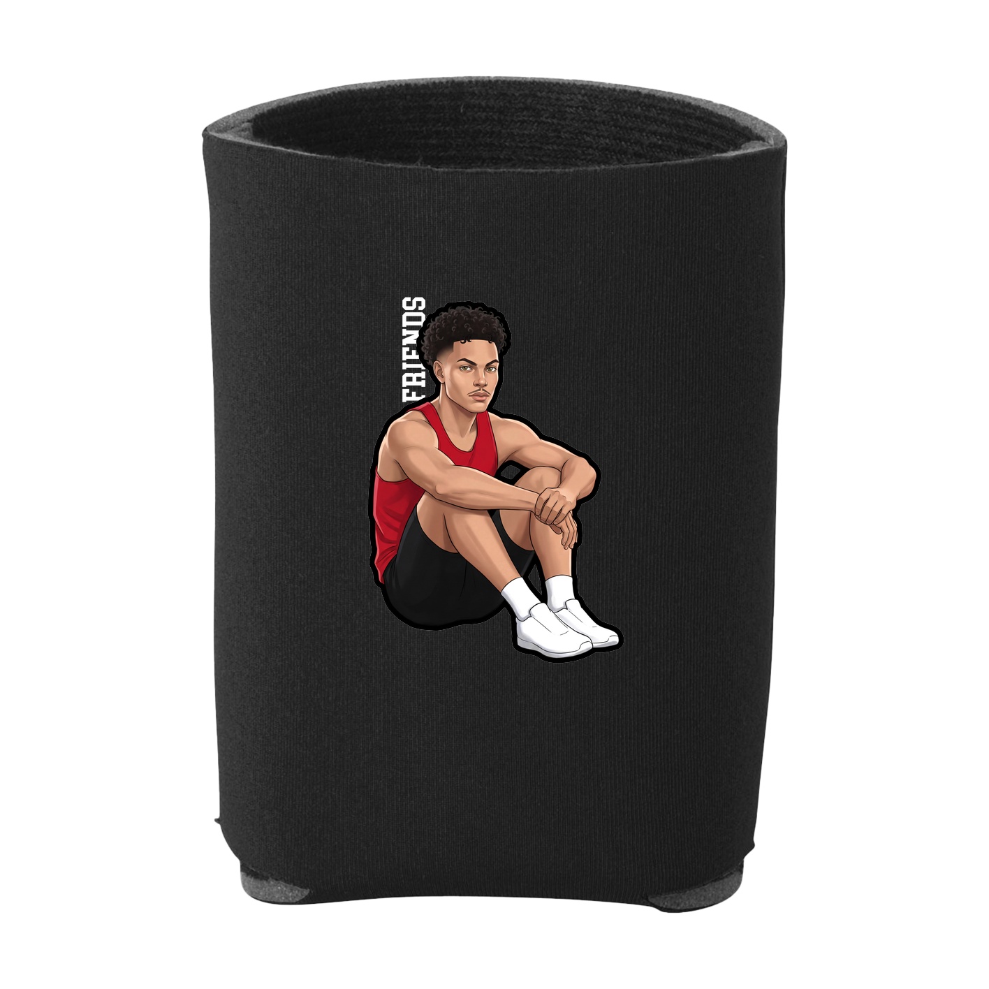 Can Holder — Name Vertical in Black