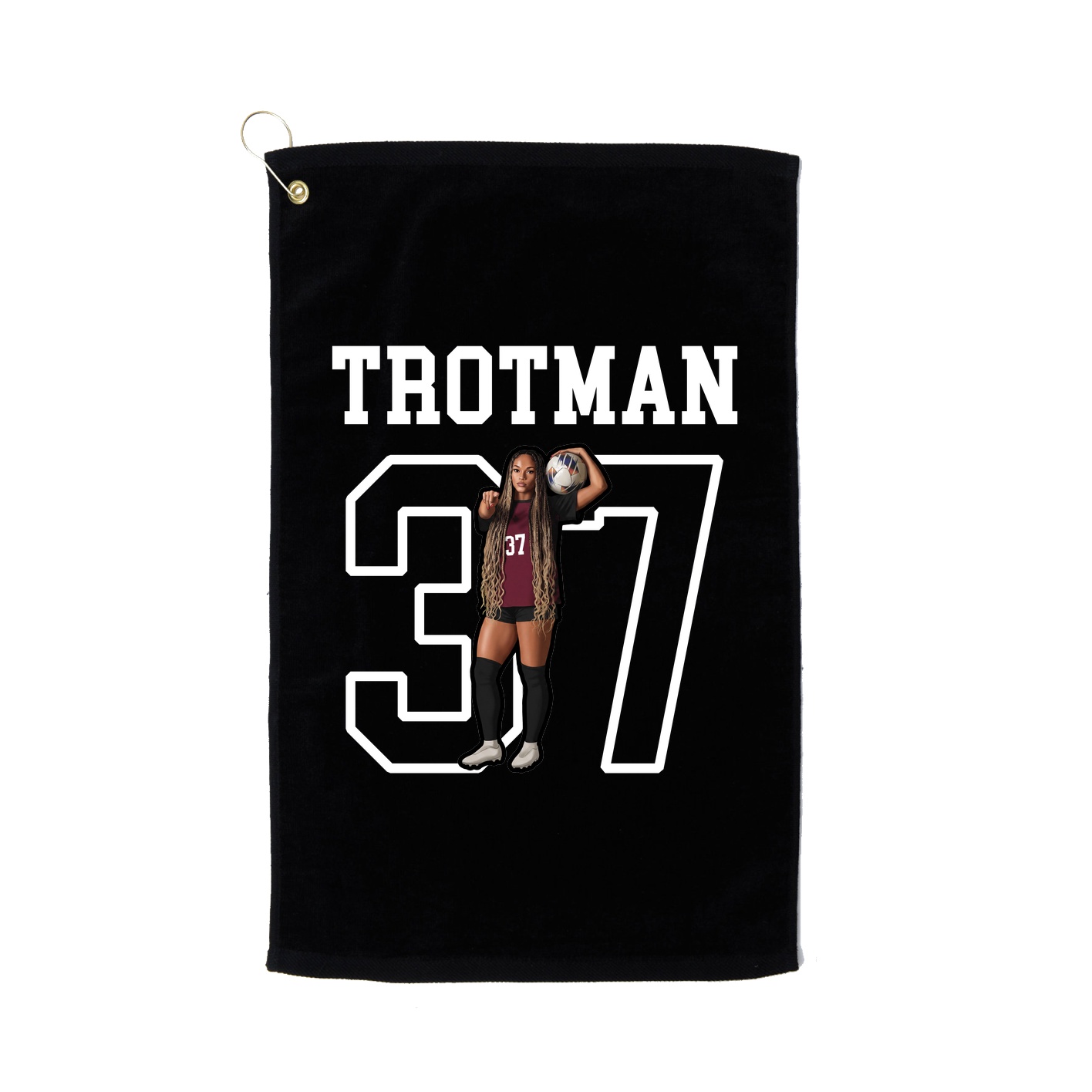 Golf Towel — Shirsey in Black