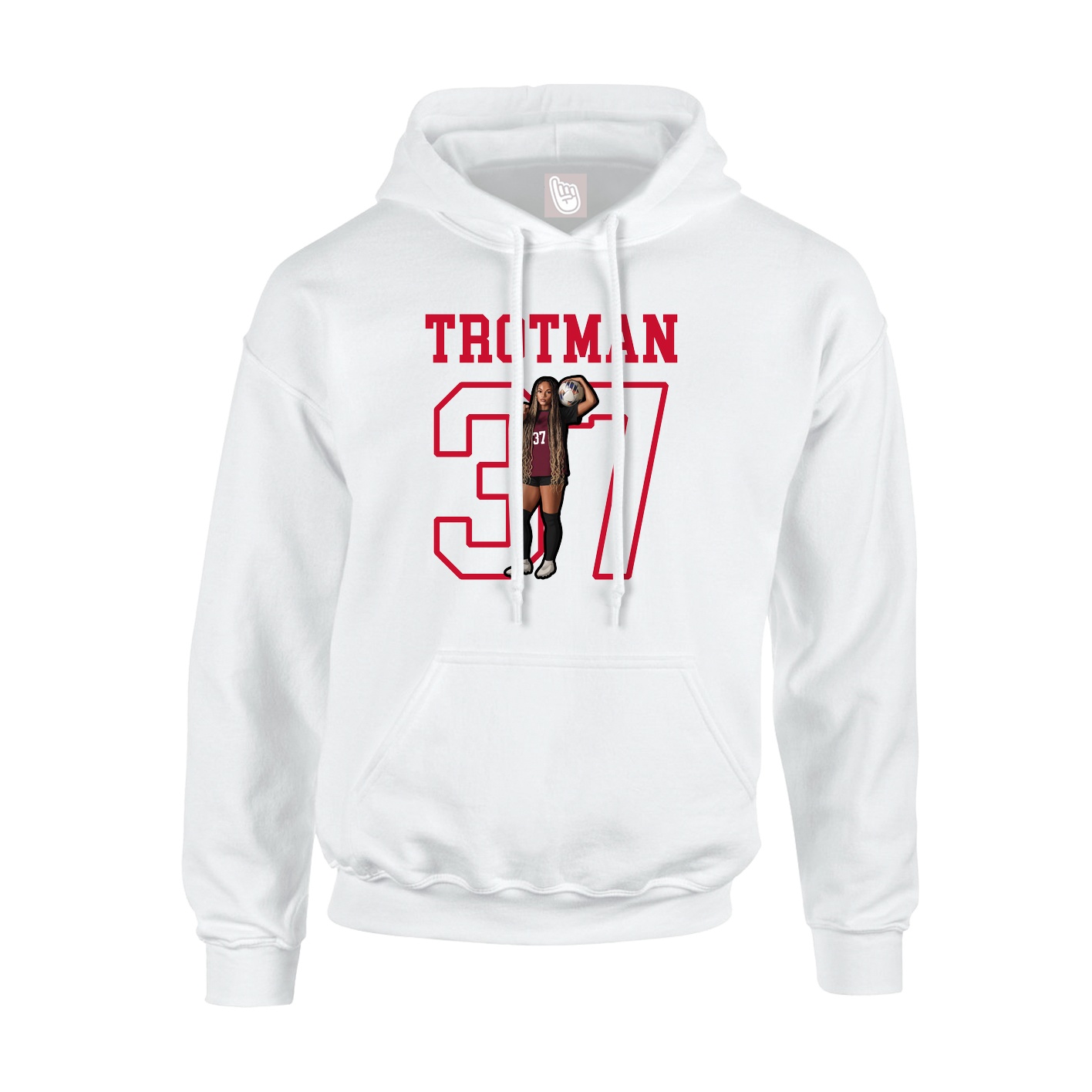 Youth Hoodie — Shirsey in White