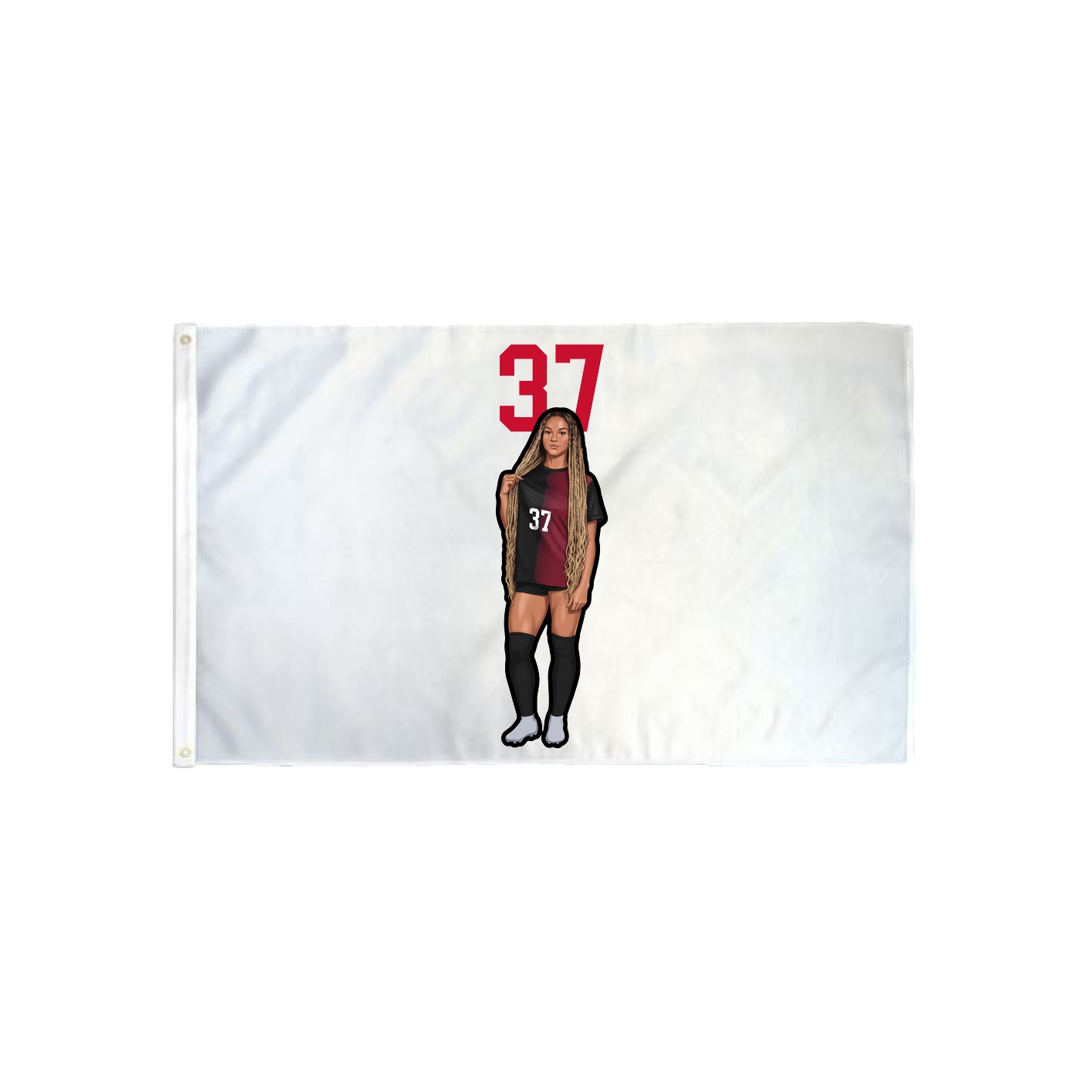 3x5 Flag — Number Top in Classic
