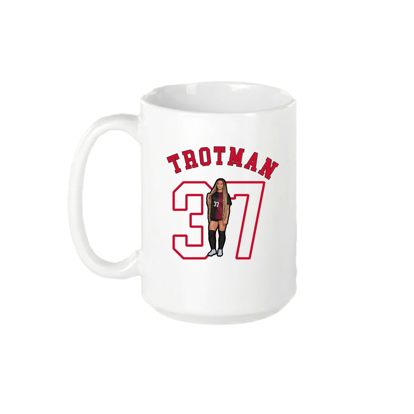 15oz Coffee Mug — Shirsey Arch in White