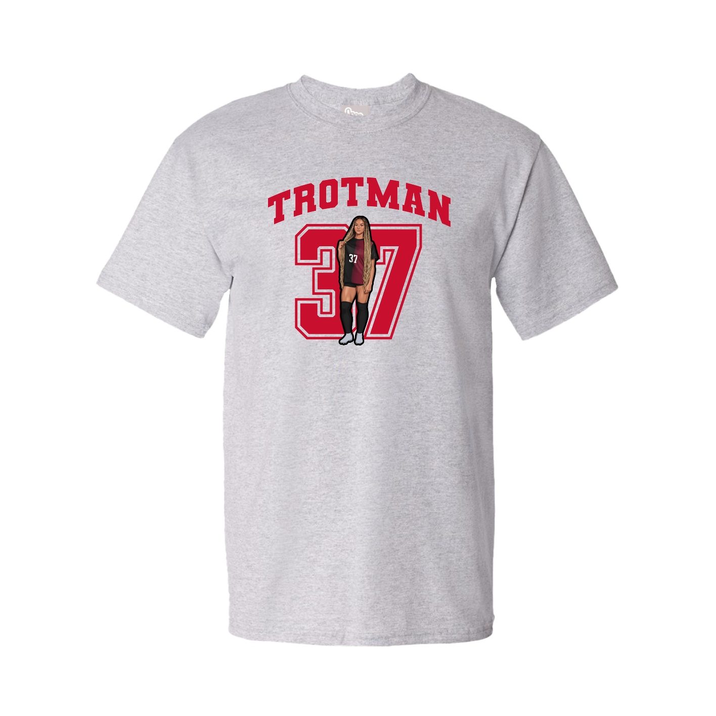 Tee — Number in Grey