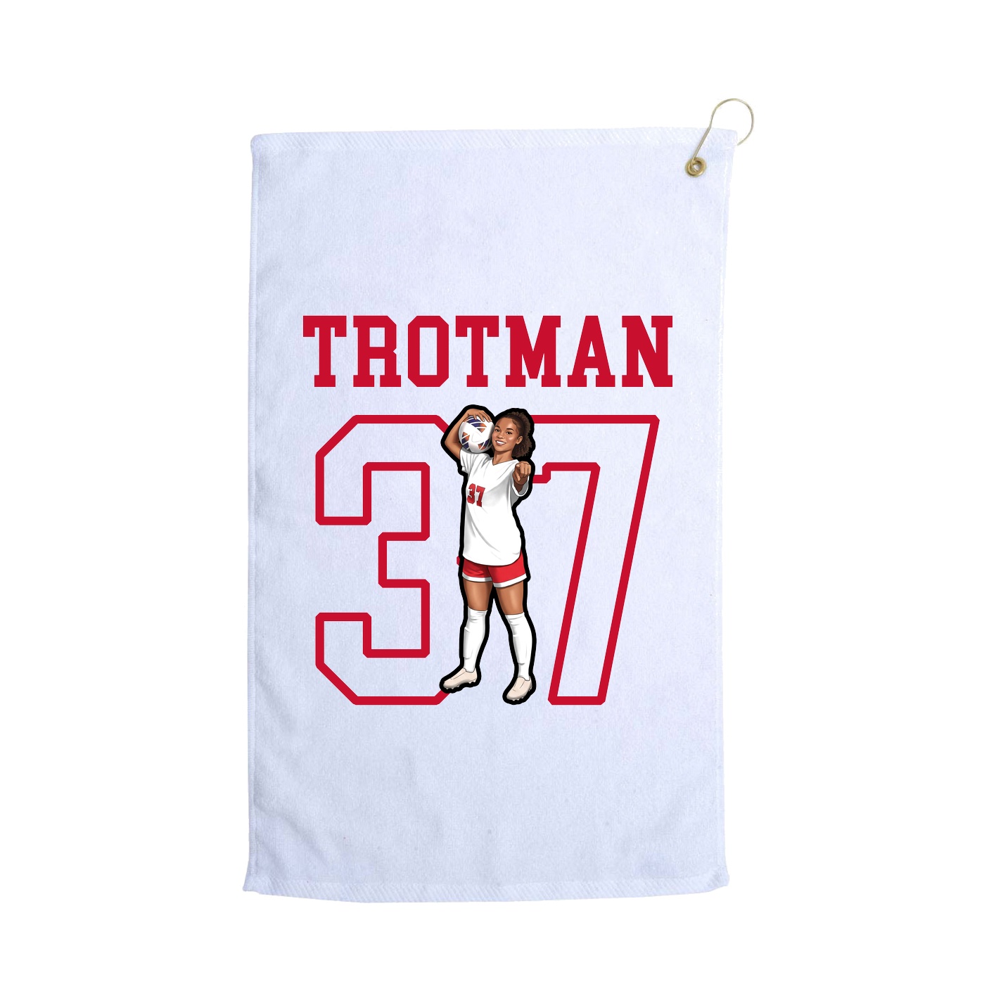 Golf Towel — Shirsey in White