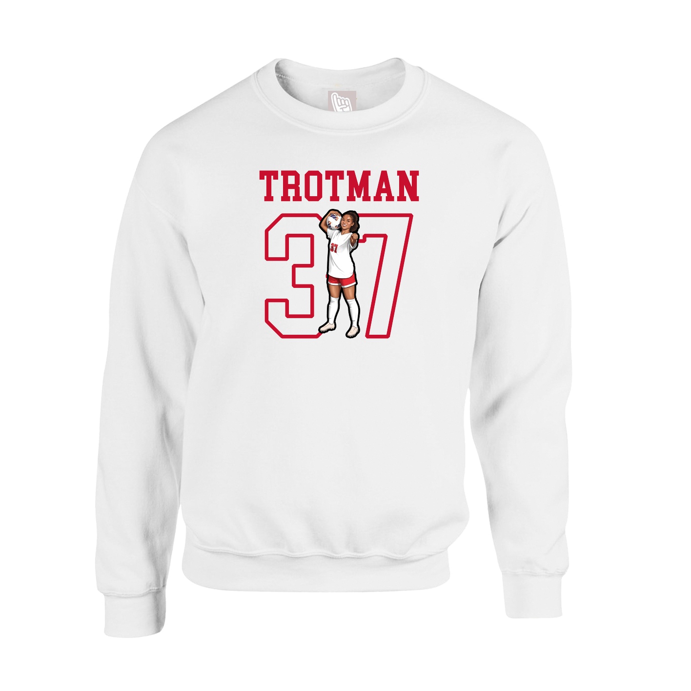 Fleece Crew — Shirsey in White