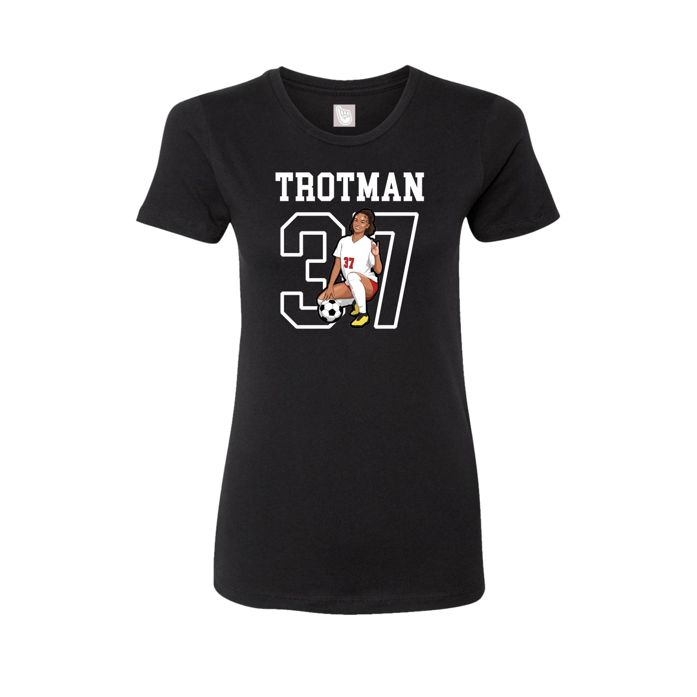 Fitted Women's Tee — Shirsey in Black