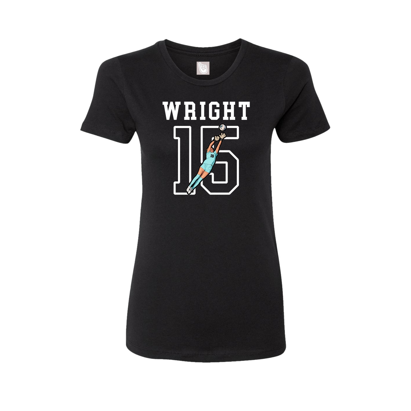 Fitted Women's Tee — Shirsey in Black