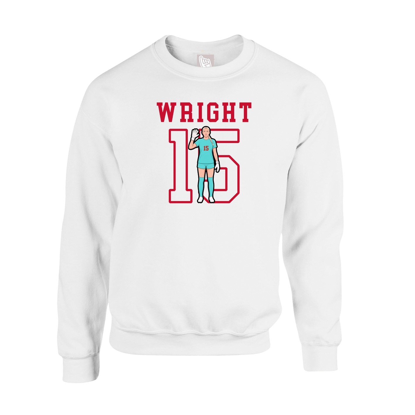 Fleece Crew — Shirsey in White