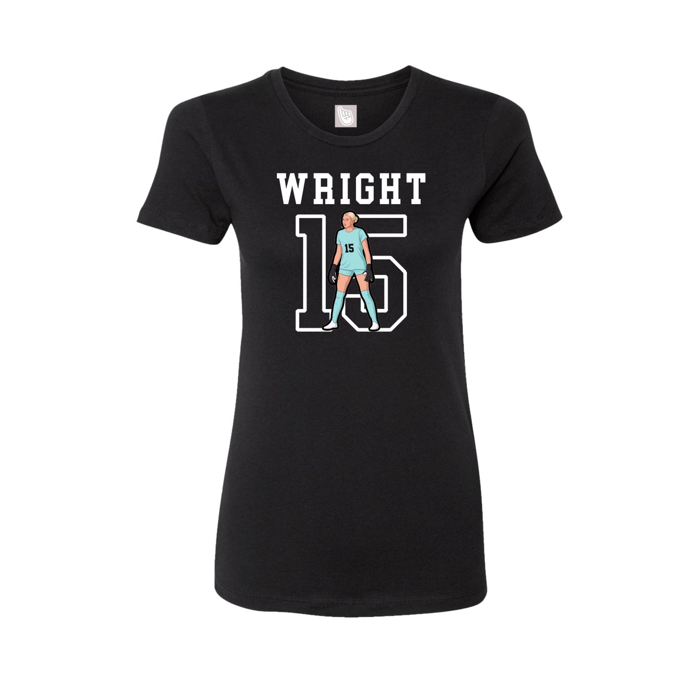 Fitted Women's Tee — Shirsey in Black