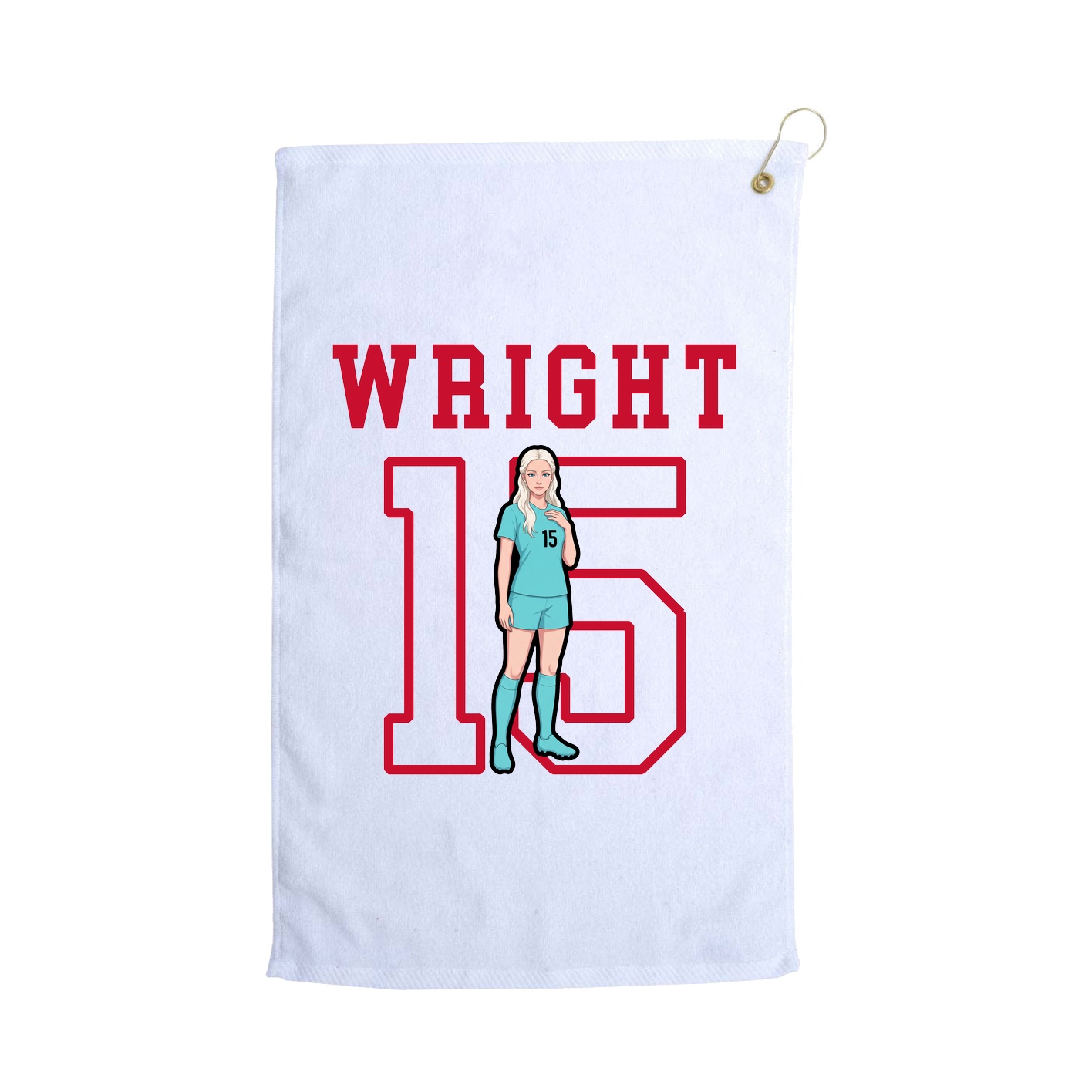 Golf Towel — Shirsey in White