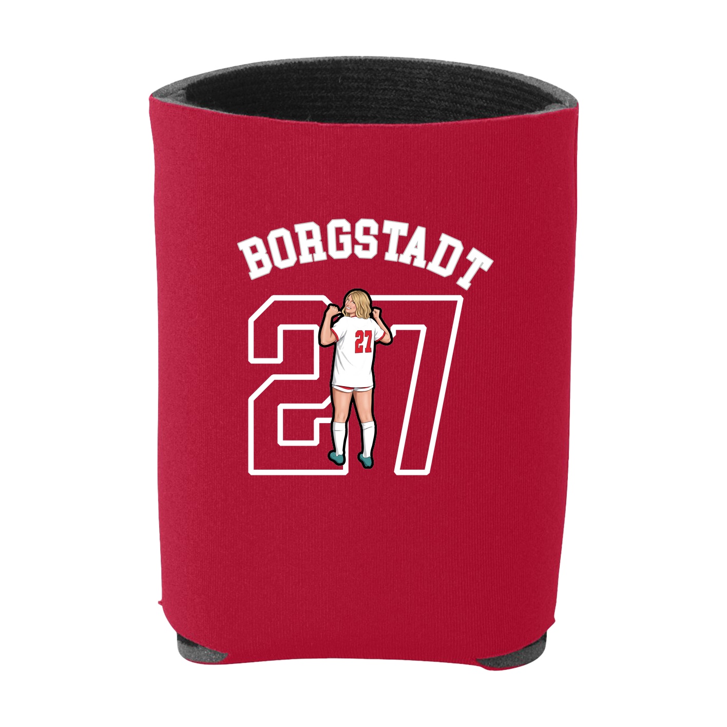 Can Holder — Shirsey Arch in Red
