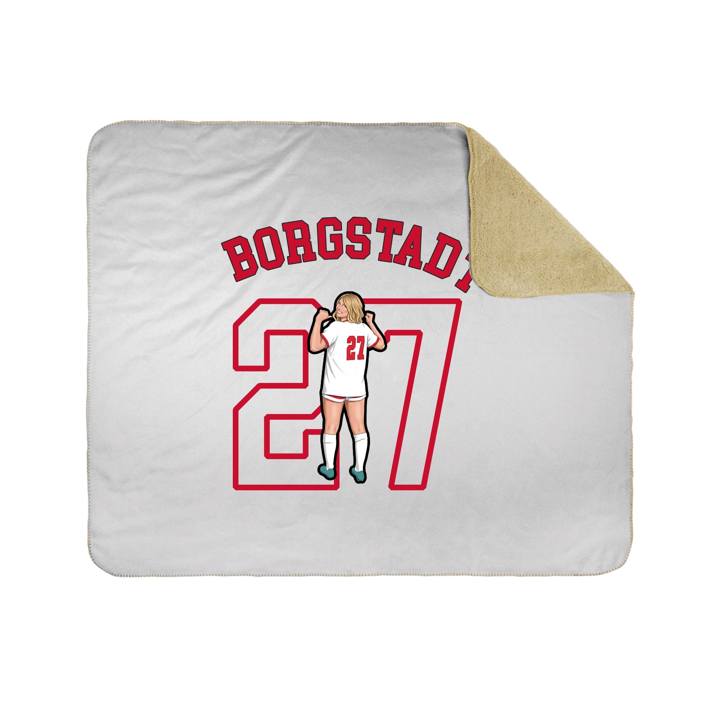 Throw Blanket — Shirsey Arch in White