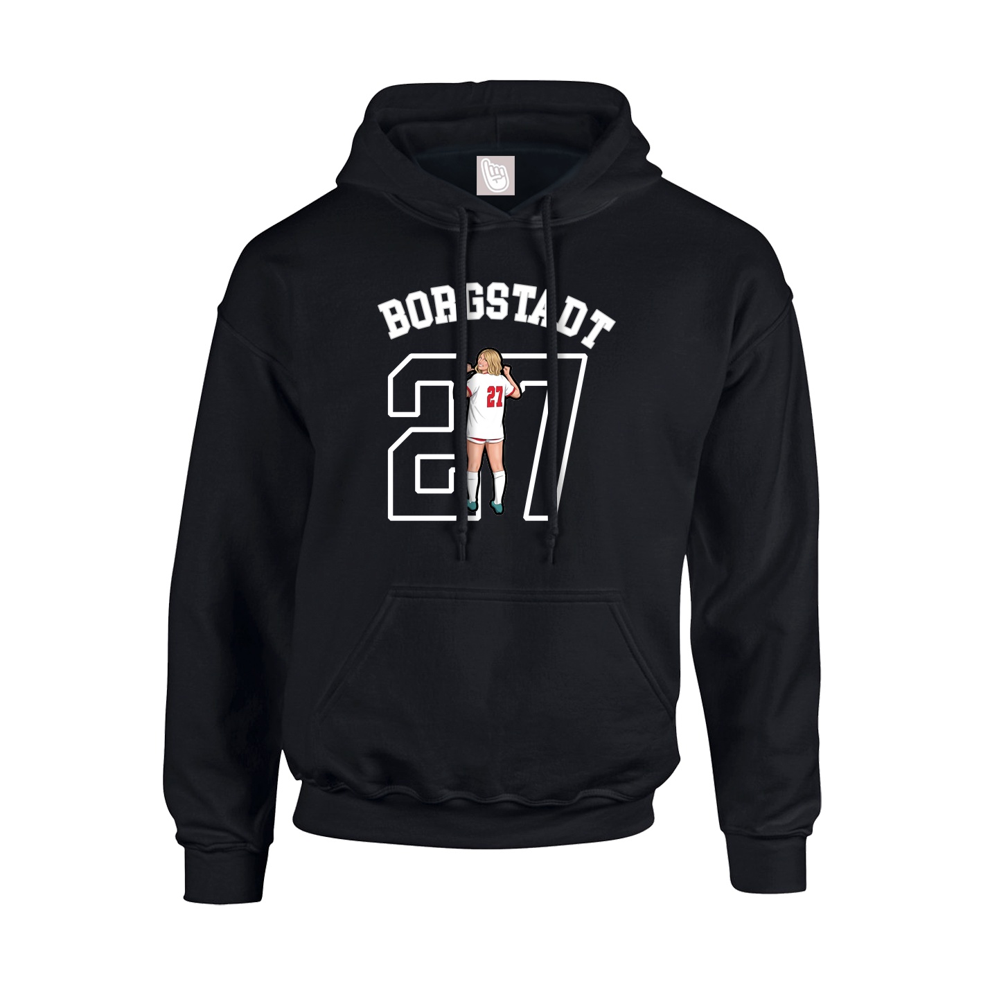 Youth Hoodie — Shirsey Arch in Black