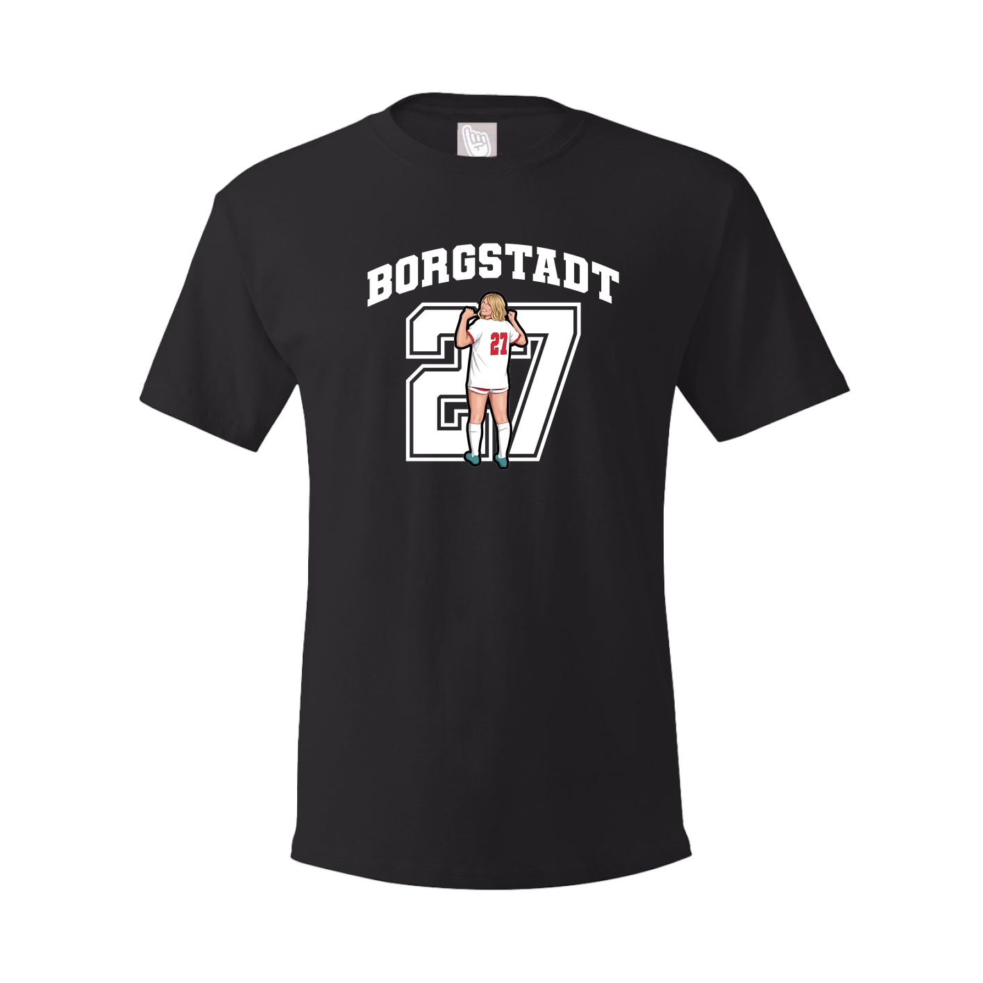 Youth Tee — Number in Black