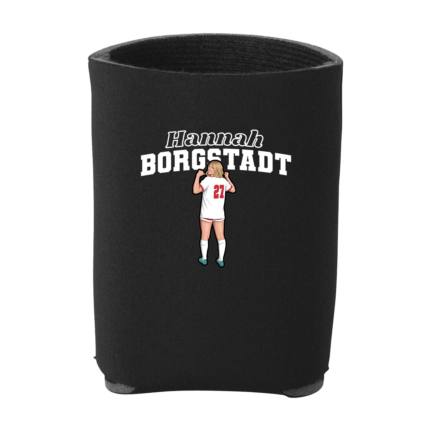 Can Holder — Name Arch in Black