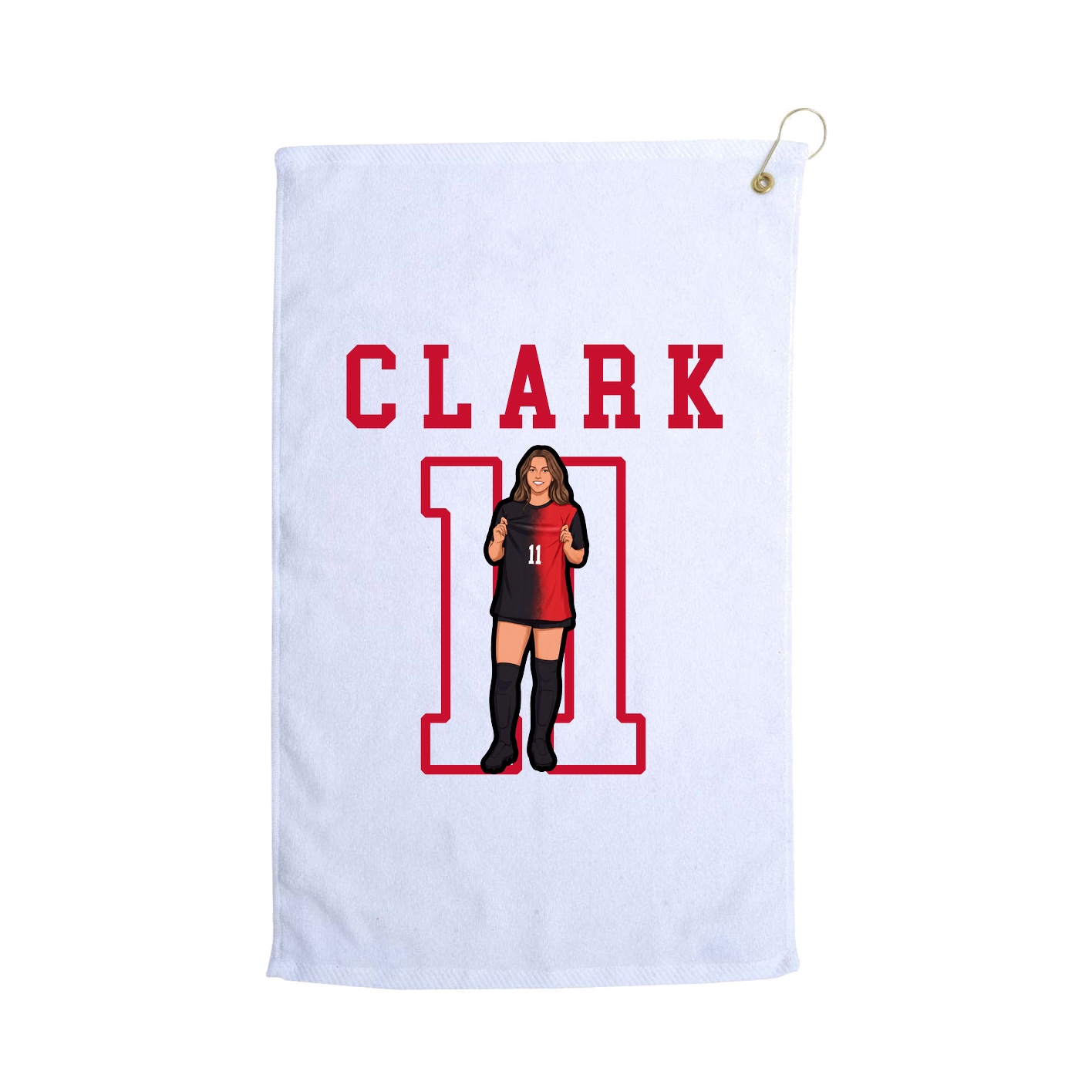 Golf Towel — Shirsey in White
