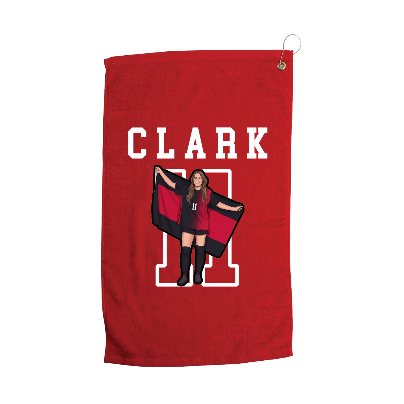 Golf Towel — Shirsey in Red