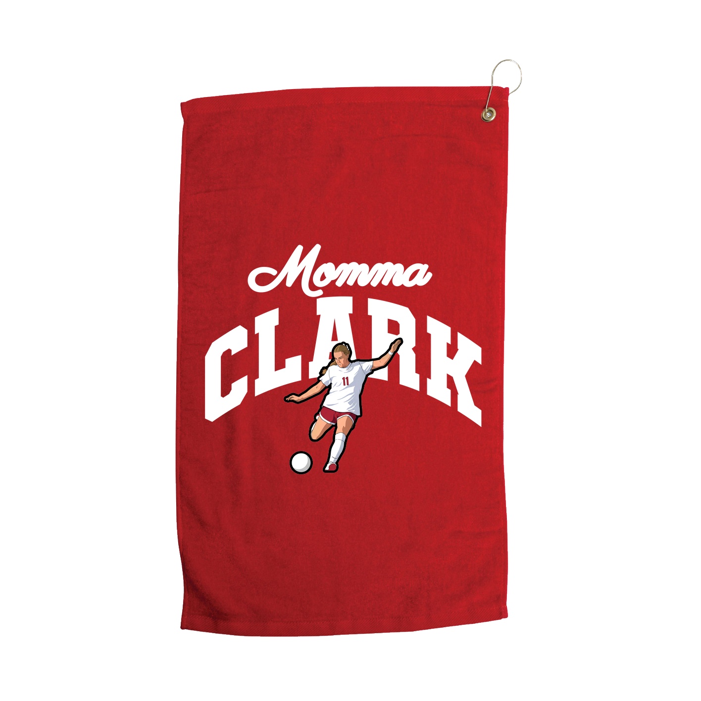 Golf Towel — Mothers Day Arch in Red