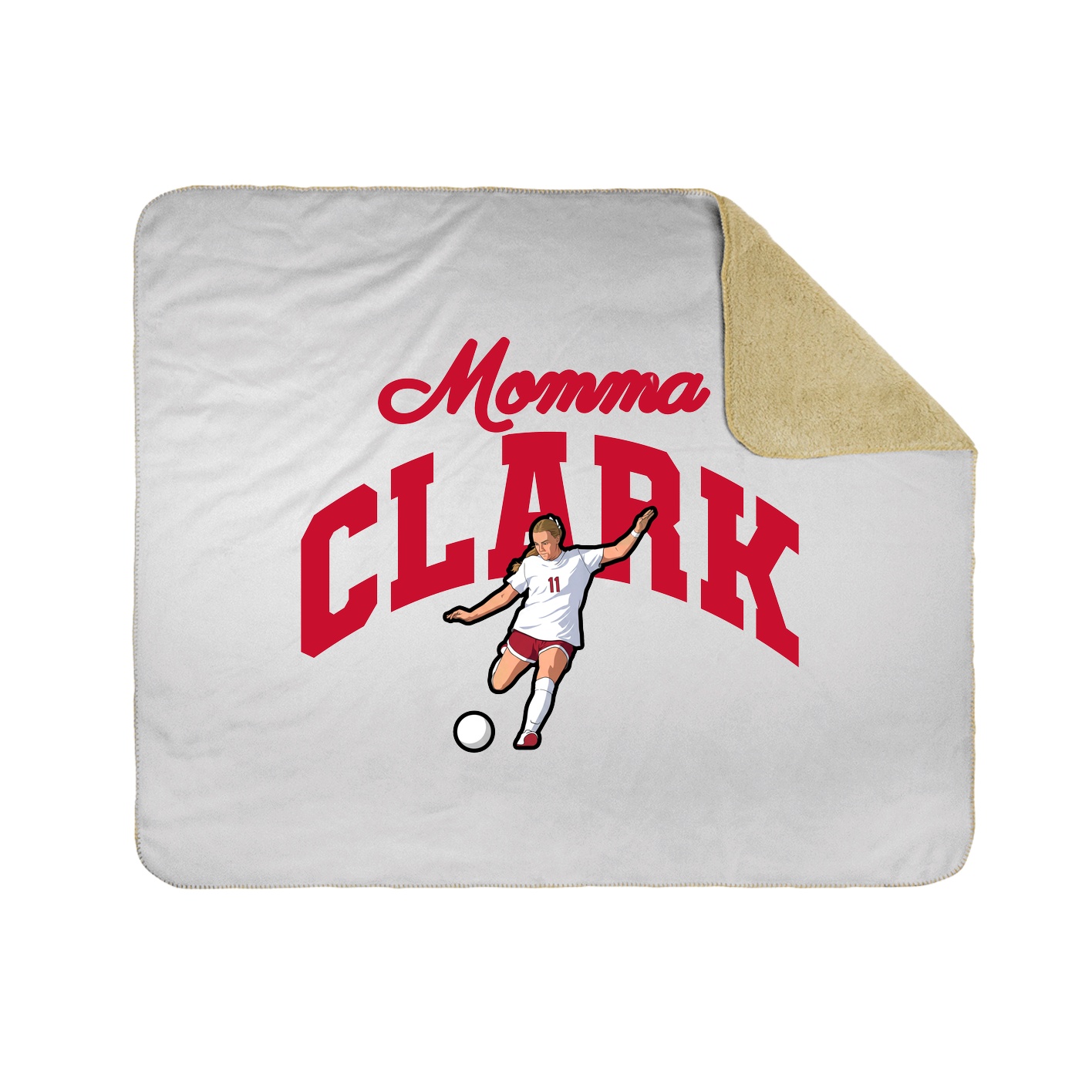 Throw Blanket — Mothers Day Arch in White