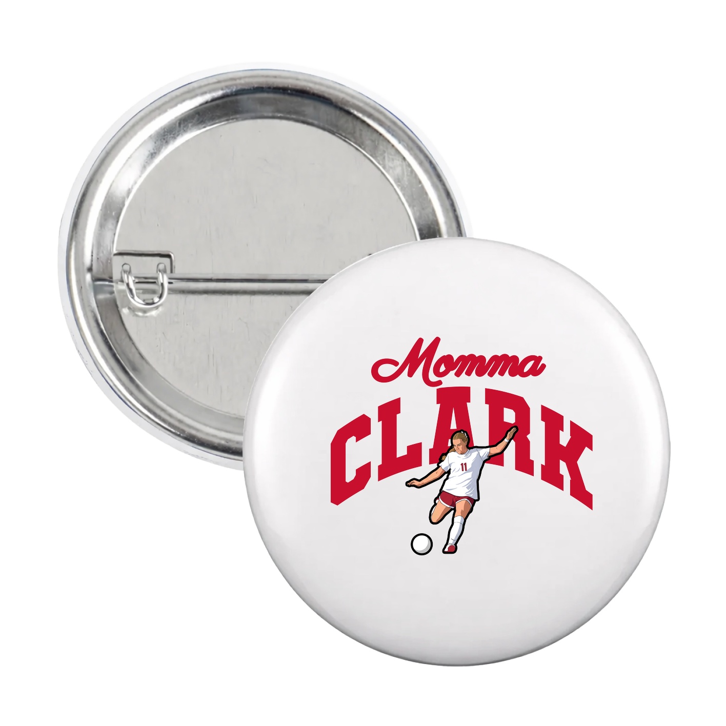 Game Day Button — Mothers Day Arch in White