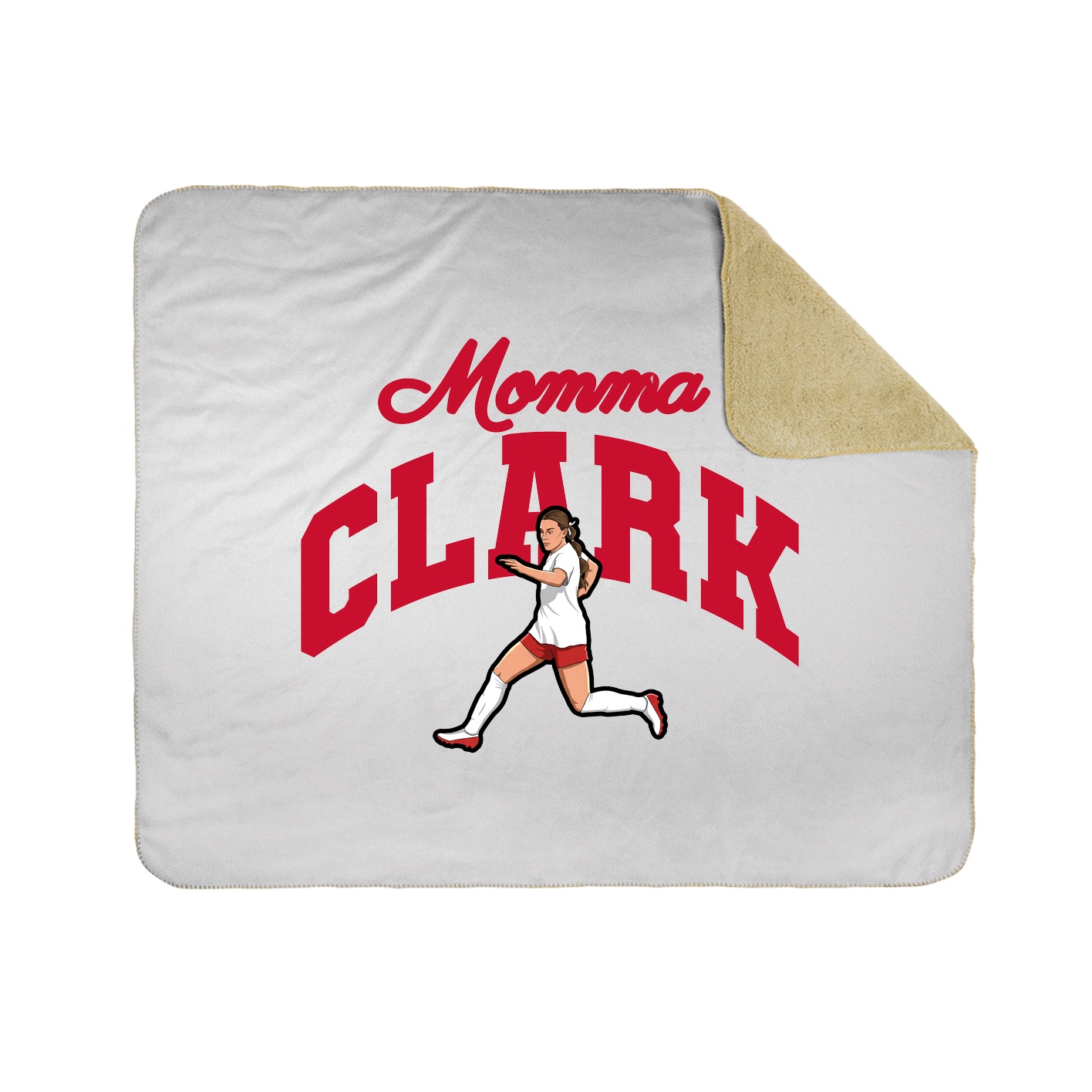 Throw Blanket — Mothers Day Arch in White