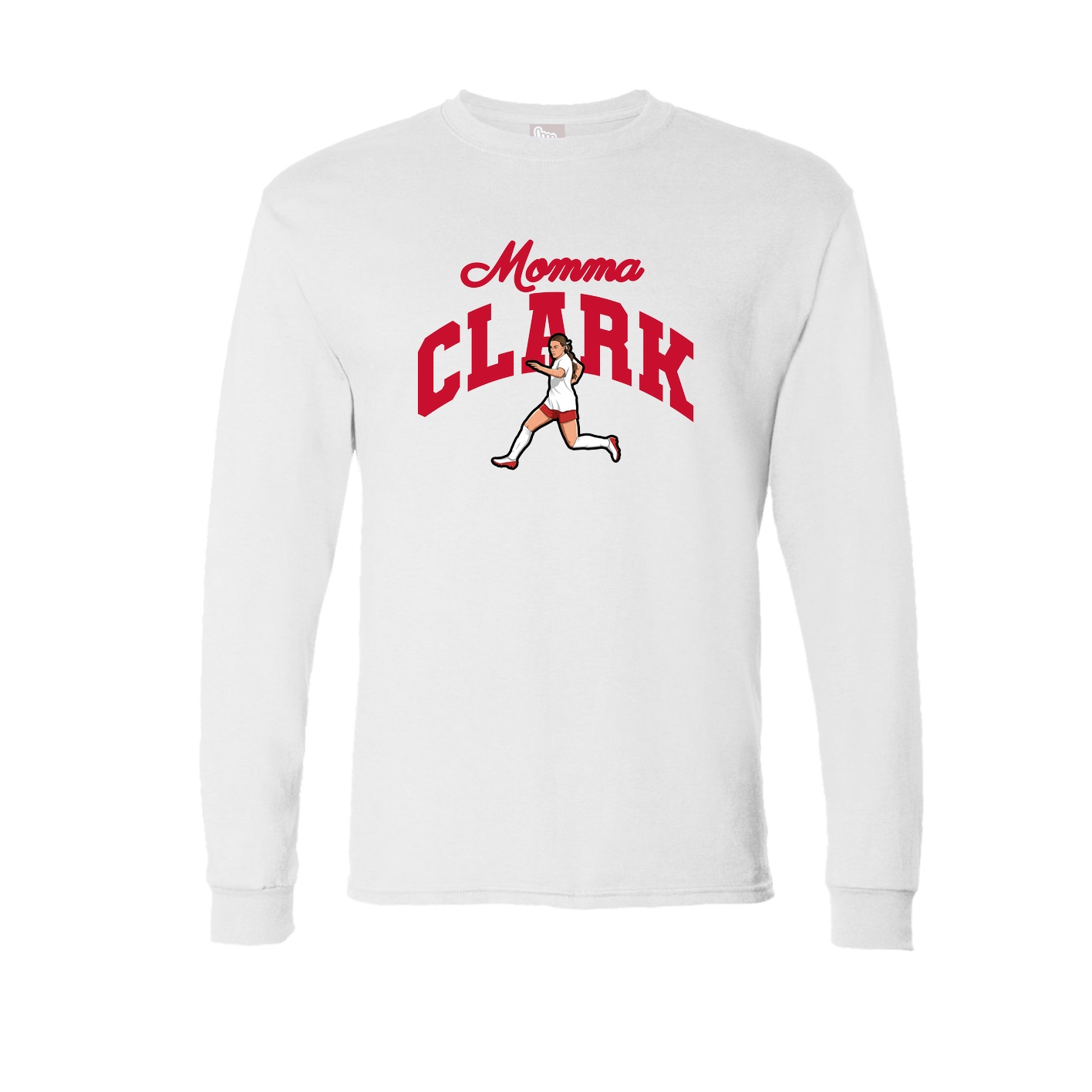 Long Sleeve Tee — Mothers Day Arch in White