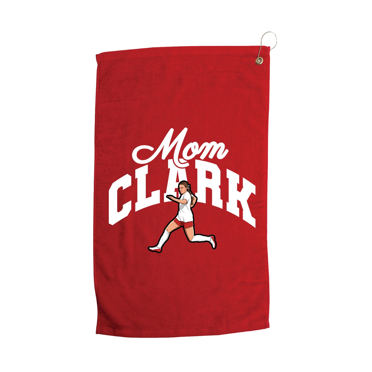 Golf Towel — Mothers Day Arch in Red