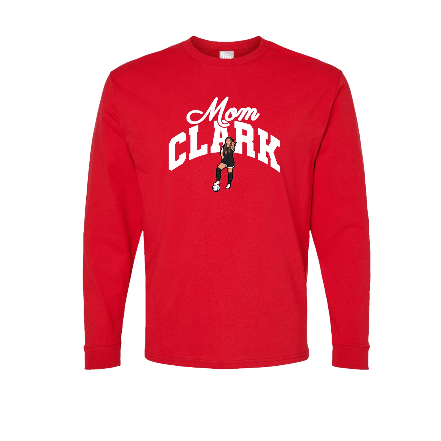 Long Sleeve Tee — Mothers Day Arch in Red