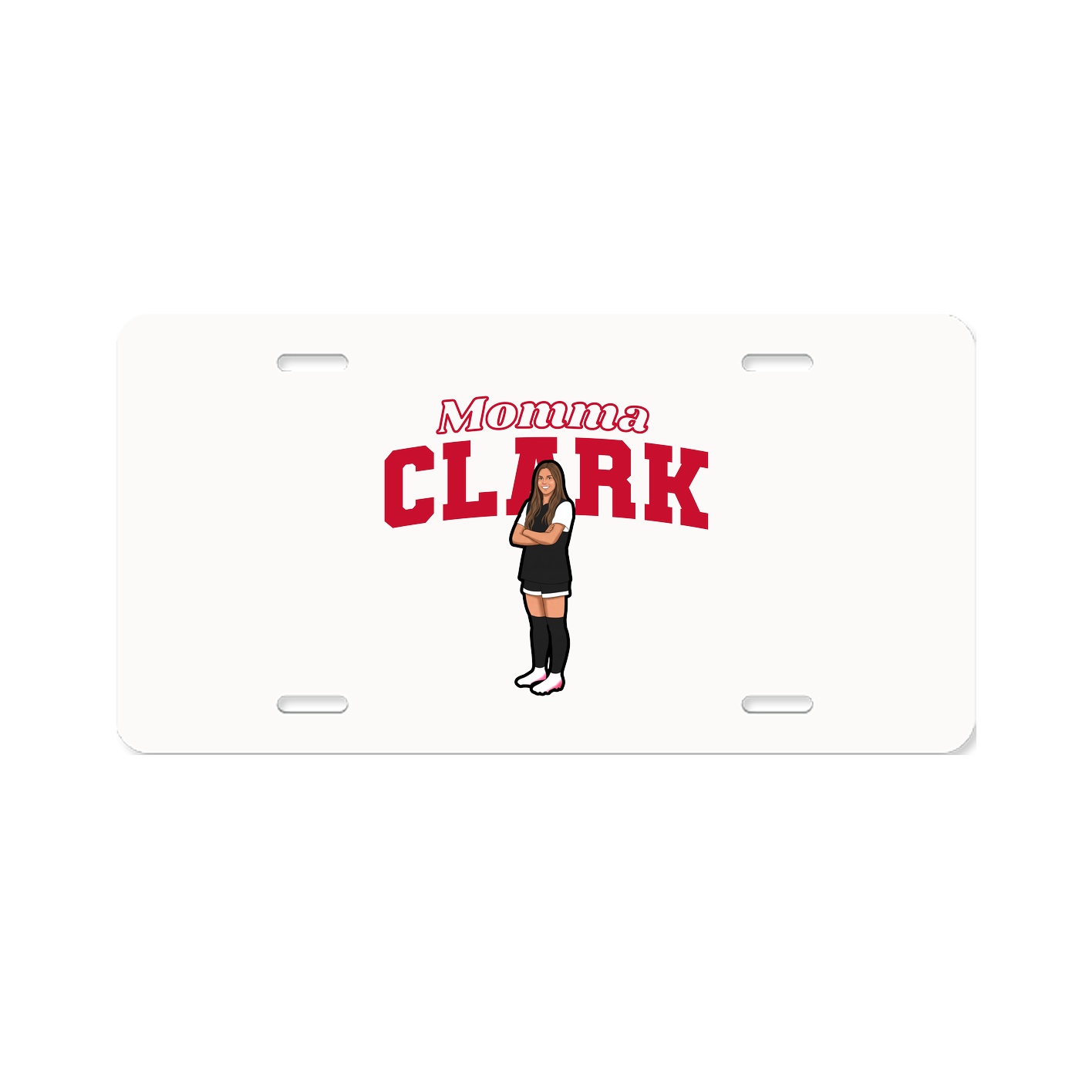 License Plate — Mothers Day Block in Classic