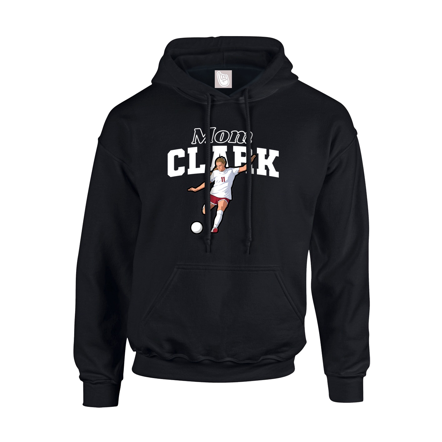 Hoodie — Mothers Day Block in Black
