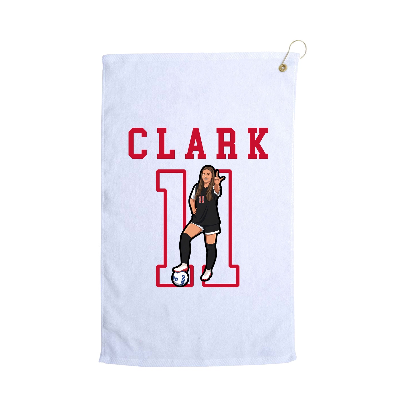 Golf Towel — Shirsey in White