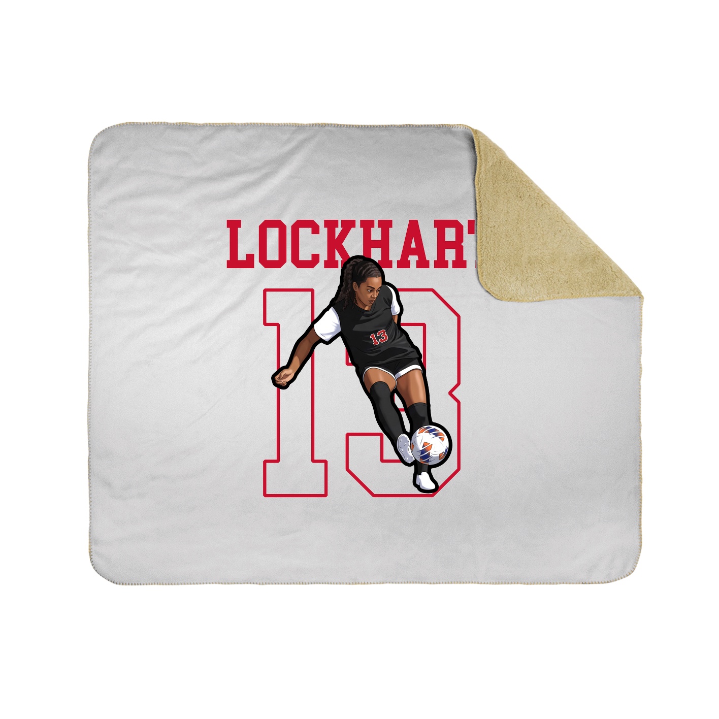 50x60 Sherpa Lined Throw Blanket