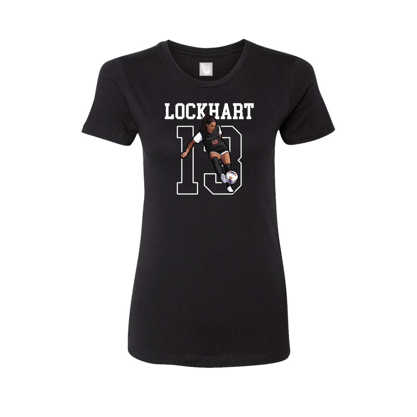 Fitted Women's Tee — Shirsey in Black