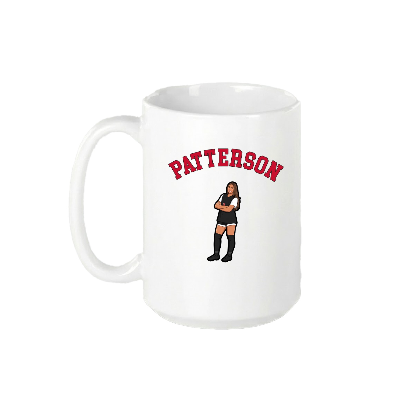 15oz Coffee Mug — Shirsey Arch in White